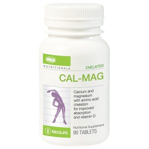 Neolife Chelated Cal-Mag with 500 IU Vitamin D3 - 90 Tablets (Single)